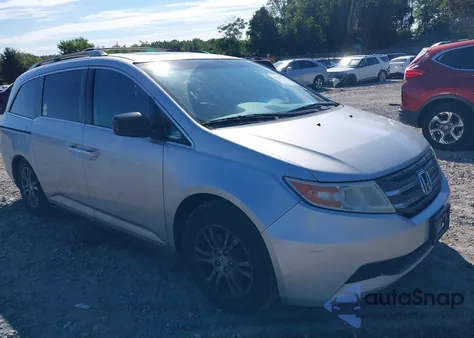 2012 Honda Odyssey Ex-L from USA, damaged, VIN 5FNRL5H66CB076185